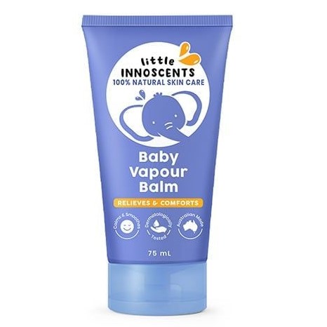 Dầu bôi ấm ngực cho bé Little Innoscents Baby Vapour Balm 75ml (Úc)